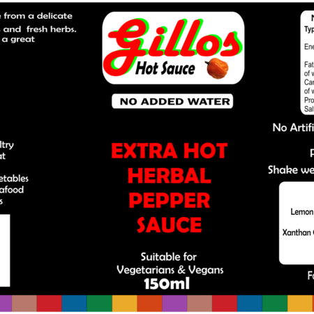 Gillos Extra Hot Sauce