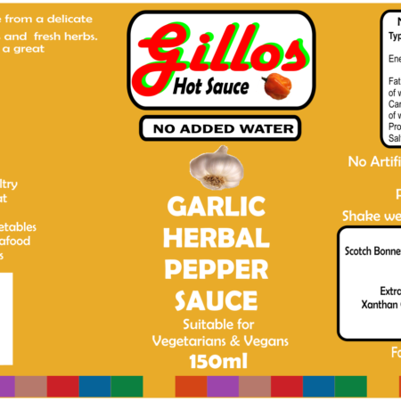 Garlic Gillos Hot Sauce